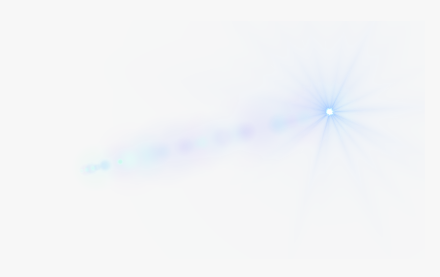 Side Blue Lens Flare Png Image - Umbrella, Transparent Png