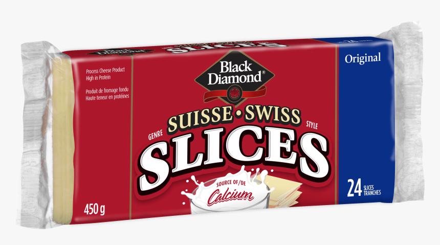 Swiss Cheese Slices 450g - Baked Goods, HD Png Download