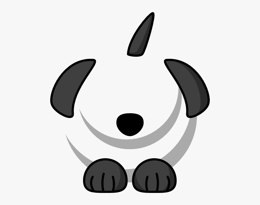 Download Black Dog Svg Clip Arts White And Black Dog Brown Ear Hd Png Download Transparent Png Image Pngitem PSD Mockup Templates