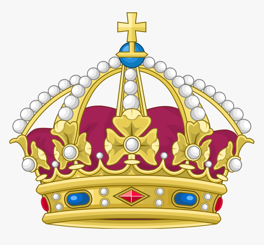 Svenska Kunglig Krona - Gustaf V Monogram, HD Png Download