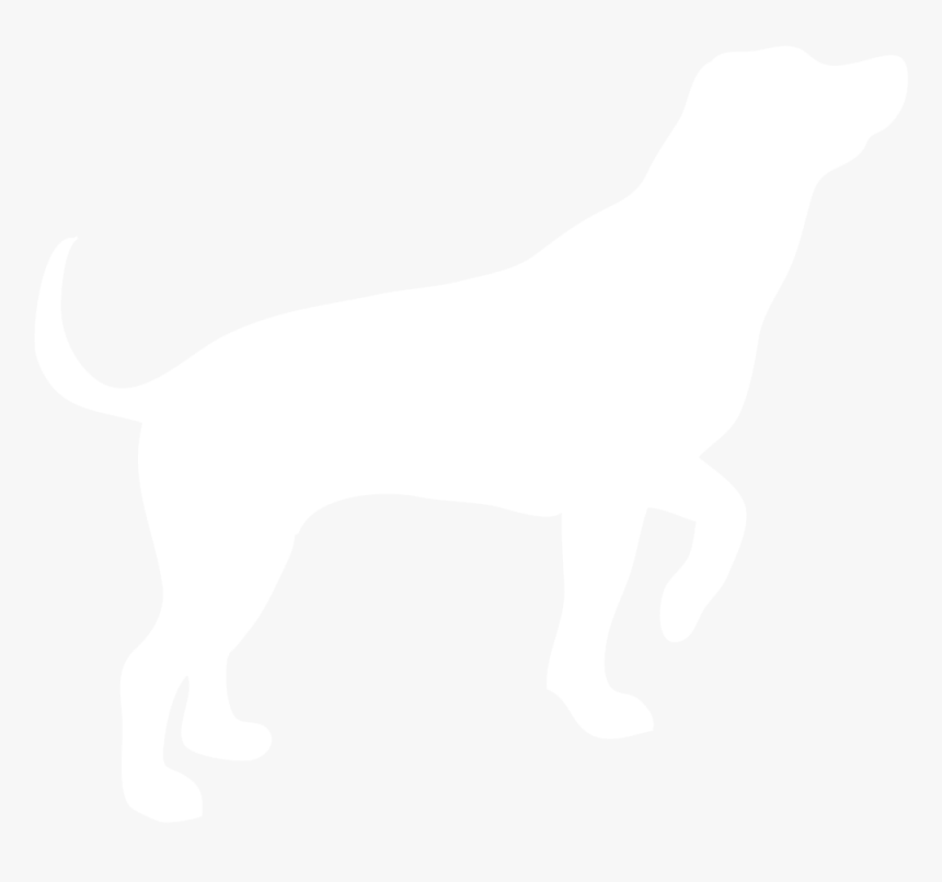 Dog Png - White Dog Silhouette Png, Transparent Png