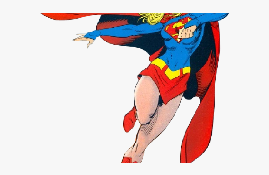 Superwoman Cliparts - Supergirl Clipart, HD Png Download