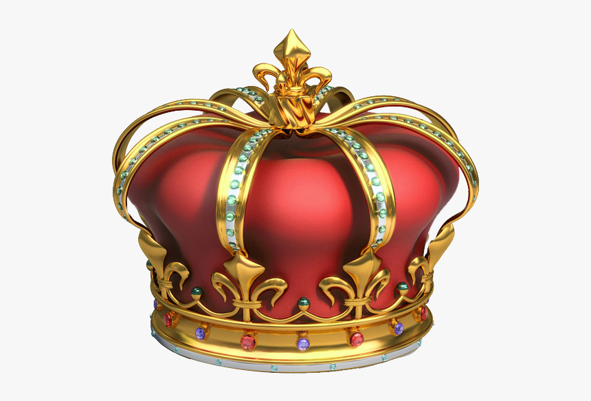 Red Gold King Crown, HD Png Download