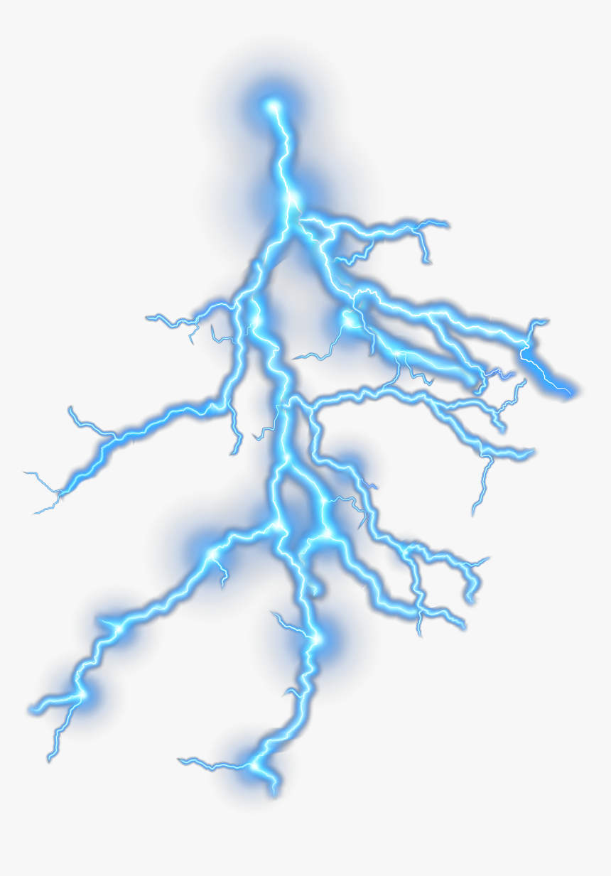 Oklahoma City Thunder Nba Lightning - Transparent Background Thunder Png, Png Download