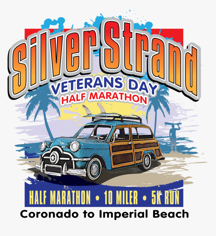 Strandvday-eventlogo - Silver Strand Half Marathon 2017, HD Png Download