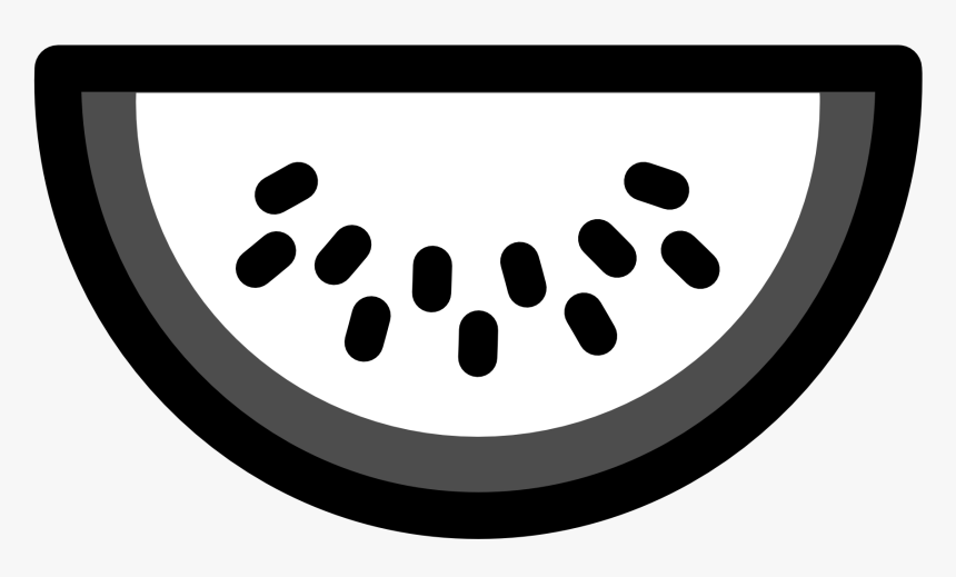 Clip Art Dog Clipart Techflourish Collections - Watermelon Clipart Black And White Png, Transparent Png