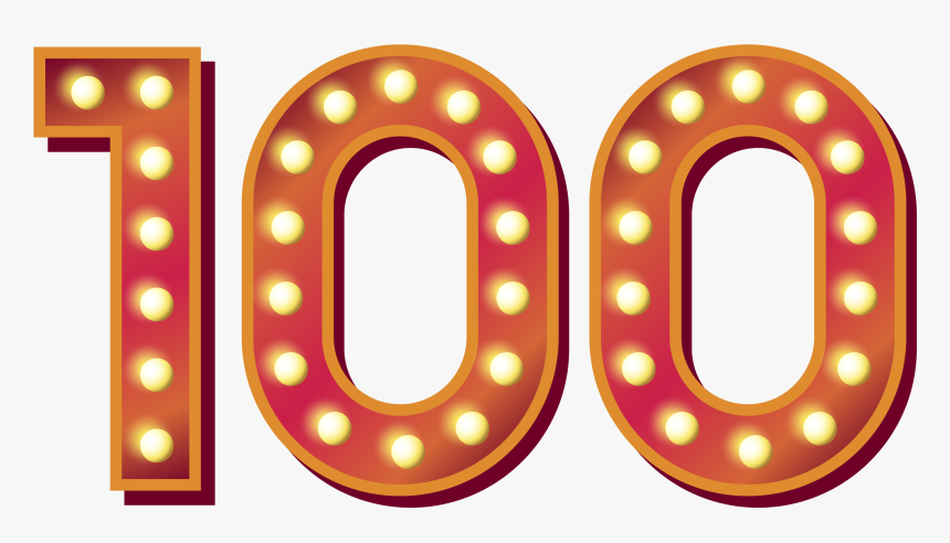 100 Png Download - Circle, Transparent Png