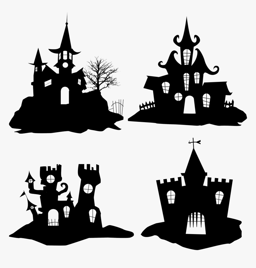 Halloween Silhouette Icon - Halloween Silhouette, HD Png Download