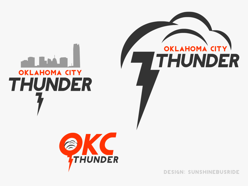 Transparent Okc Thunder Logo Png - Orange, Png Download