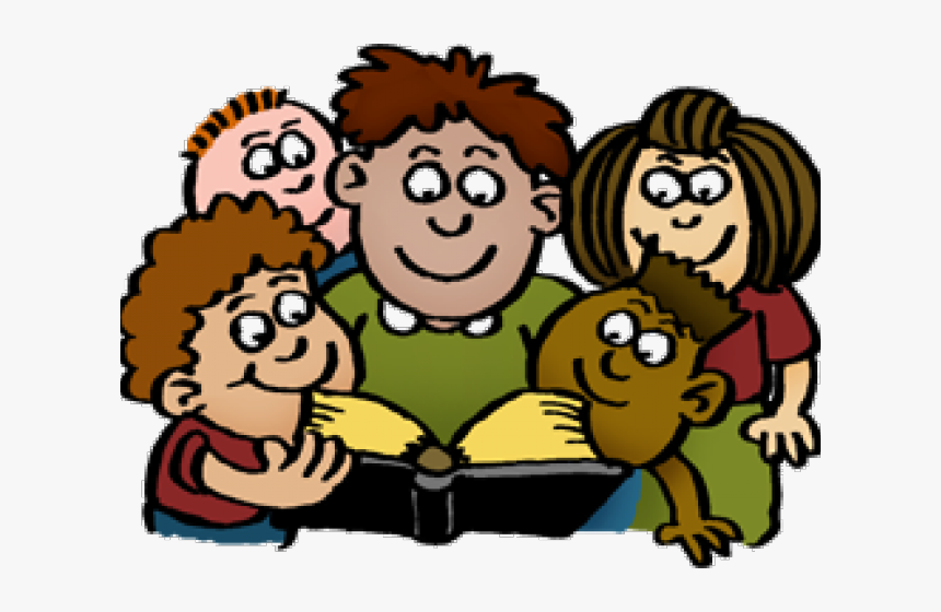Kid Reading Clipart - Cartoon, HD Png Download