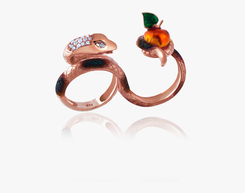 Snake Apple Ring, HD Png Download