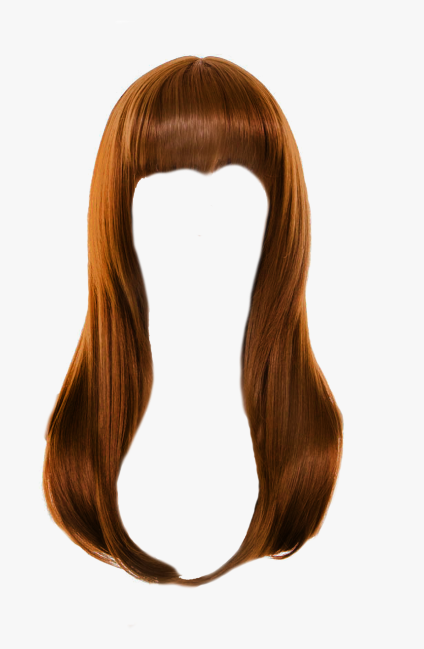Red, Straight Hair, Long, Hair Png - Brown Straight Hair Transparent, Png Download