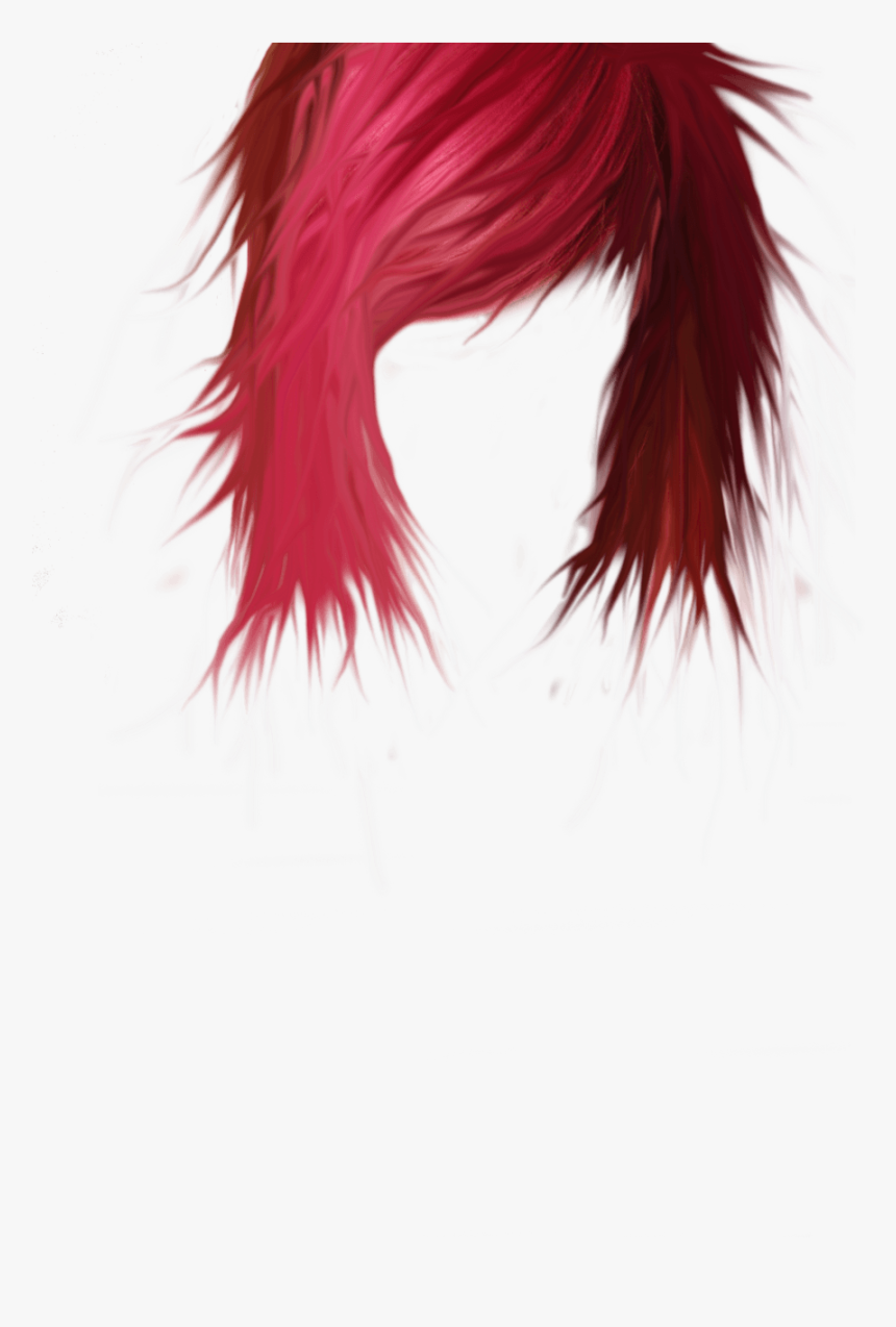 Pink Women Hair Png Image - Editing Background Hair Png, Transparent Png