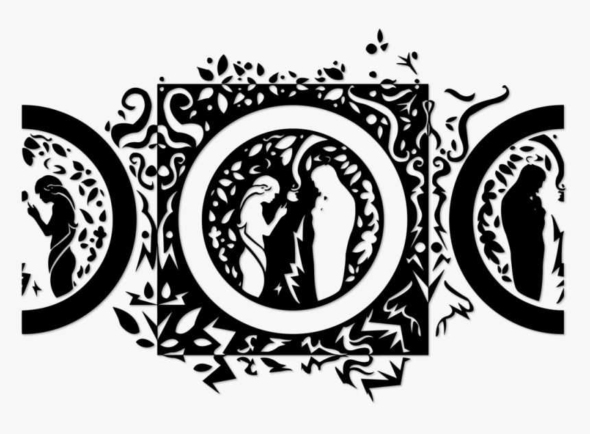 Adam And Eve Dropshadow, HD Png Download