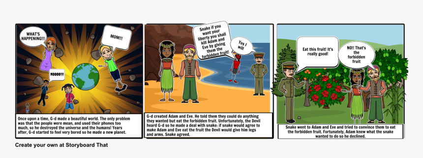 Storyboardthat Garden Party, HD Png Download