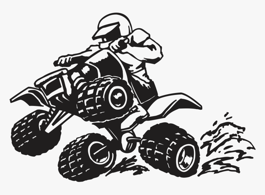 Car Decal All-terrain Vehicle Sticker Motorcycle - Stickers Quad, HD Png Download