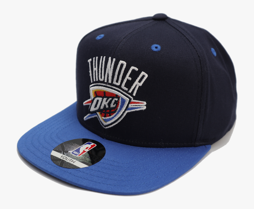 Oklahoma City Thunder Nba Team Logo Two-tone Youth - Baseball Cap, HD Png Download