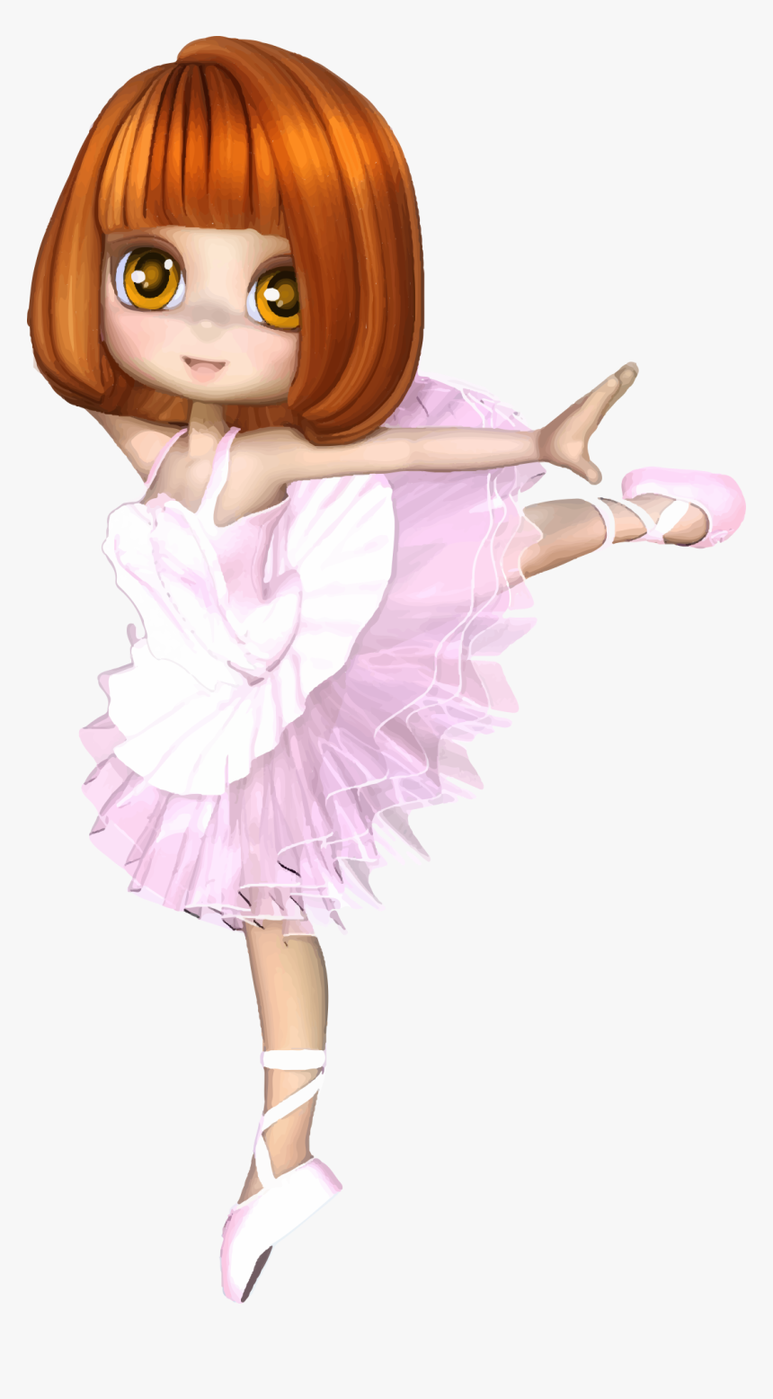 Dancing Anime Girl Png Image - Cartoon Girl Dancing Png, Transparent Png