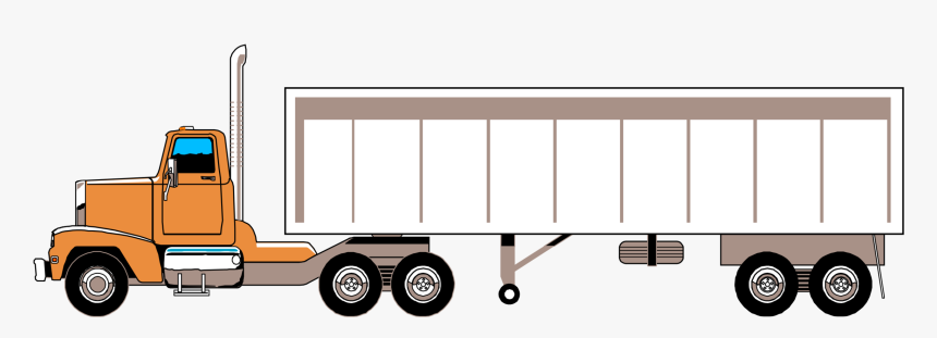 File Svg Wikimedia - Clipart 18 Wheeler Truck, HD Png Download