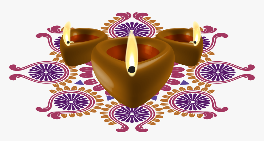 Diya Png Photo Background - Transparent Diwali Png, Png Download