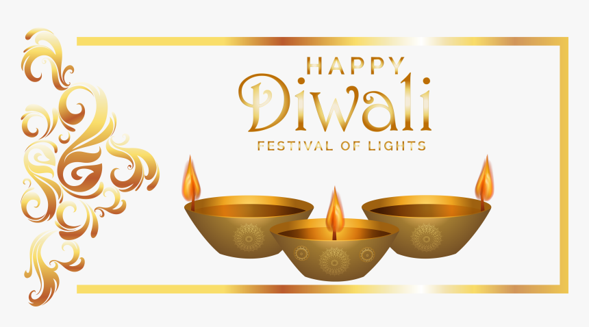 Happy Diwali Png Image Background - Happy Diwali Logo Png, Transparent Png