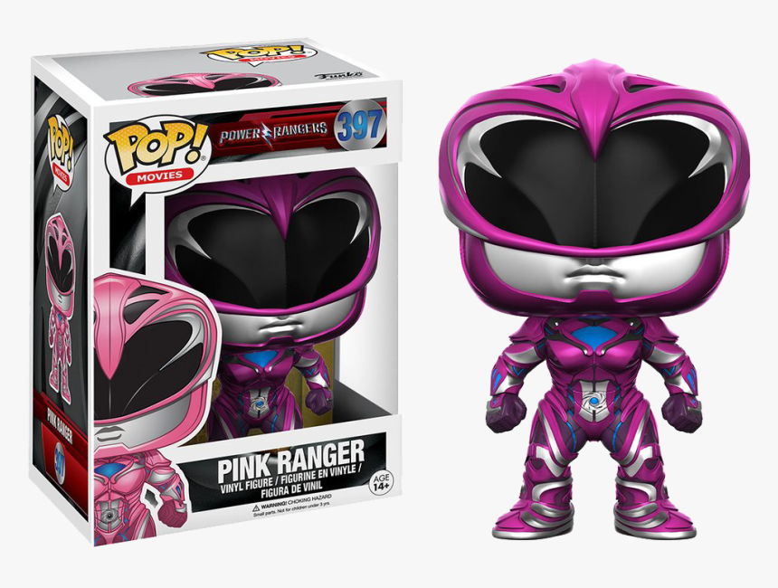 Transparent Pink Power Ranger Png - Power Rangers 2017 Funko Pop, Png Download