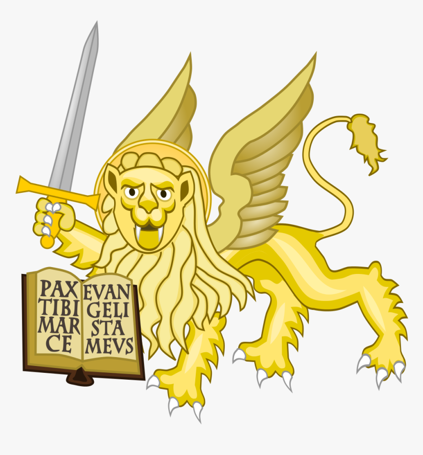 Lion Of St Mark With Sword, HD Png Download