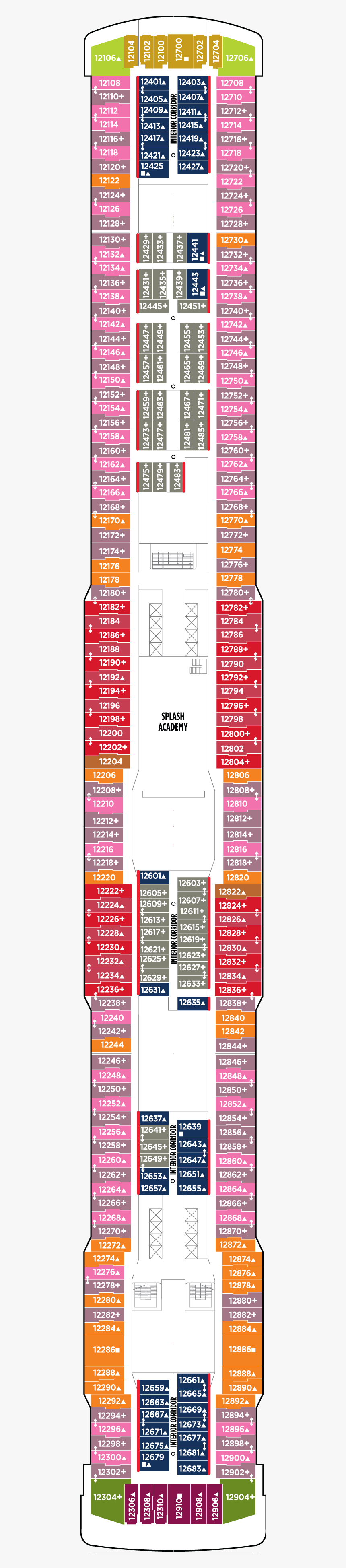 Norwegian Getaway 12th Deck, HD Png Download