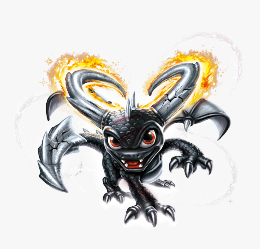 #darkspyro #senpai #skylanders - Skylanders Dark Mega Ram Spyro, HD Png Download