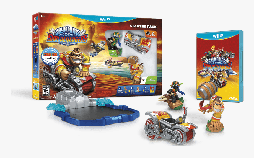 Skylanders Superchargers Wii U Donkey Kong, HD Png Download