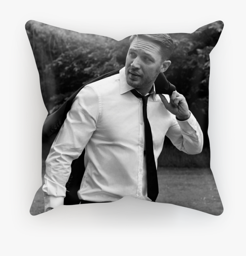 Tom Hardy ﻿sublimation Cushion Cover 
 Class - Tom Hardy Black And White, HD Png Download