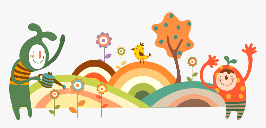 Cute Model Sheet Cartoon Illustration Free Download - ภาพ การ์ตูน ฝา ผนัง น่า รัก, HD Png Download