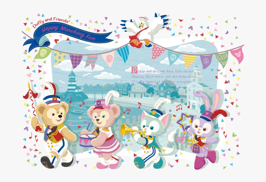 Happy Marching Fun Duffy - Duffy And Friends Happy Marching Fun, HD Png Download