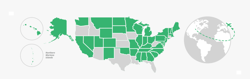 Us State Legislature Map, HD Png Download