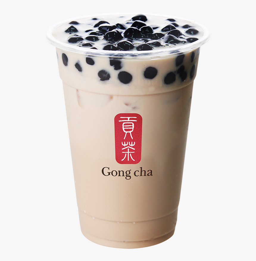 Milk Tea With Black Pearl - Gong Cha Pearl Milk Tea, HD Png Download