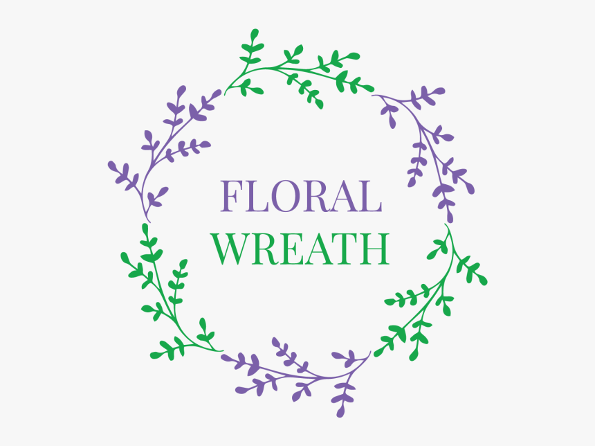 Coroa De Flores Estilo Convite Floral Ornamento - Vine Circle, HD Png Download