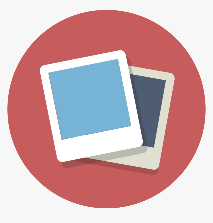 Circle Icons Polaroids - Polaroids Icon, HD Png Download