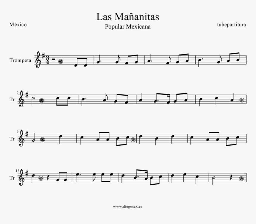 Mananitas Violin Sheet Music, HD Png Download
