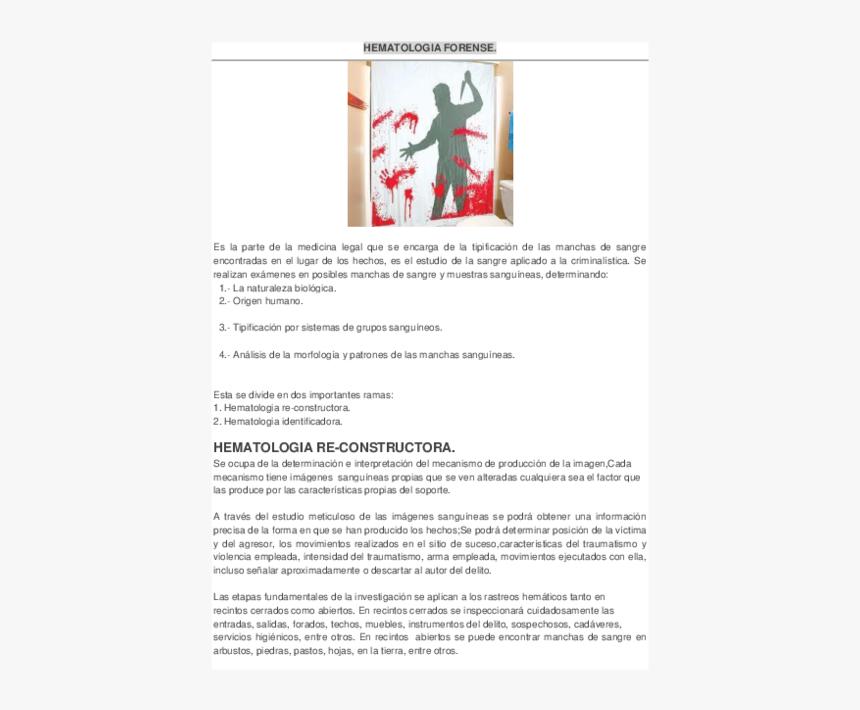 Manchas De Sangre Png, Transparent Png