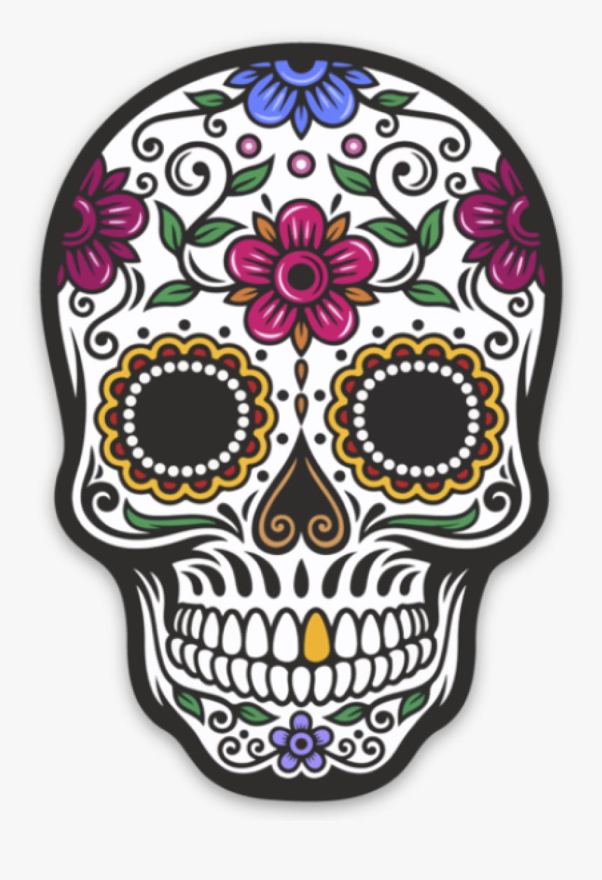 Thumb Image - Simple Dia De Los Muertos Skull, HD Png Download