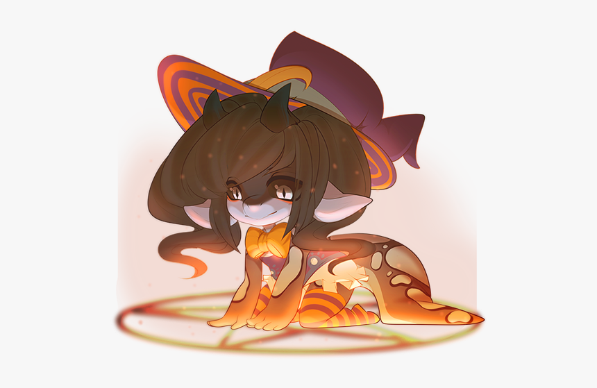 Pebblesraven Summoning Circle Chibi - Cartoon, HD Png Download