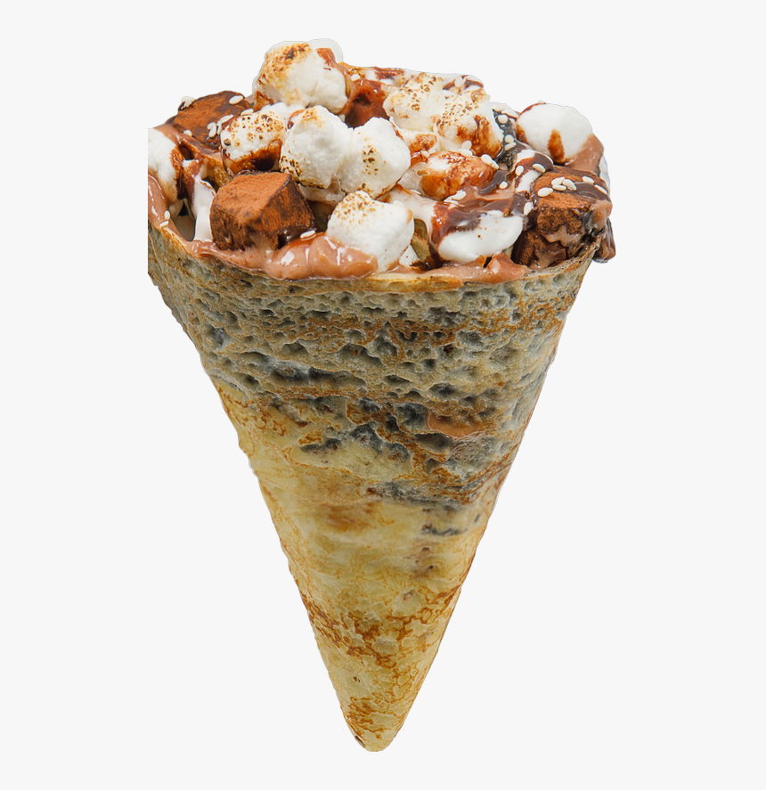 Smores Crepe - Ice Cream, HD Png Download