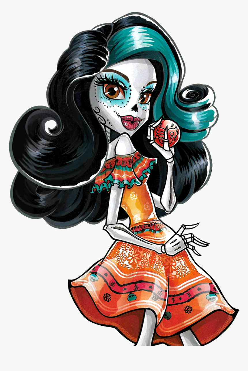 Monster High Scarnival Skelita Calaveras, HD Png Download