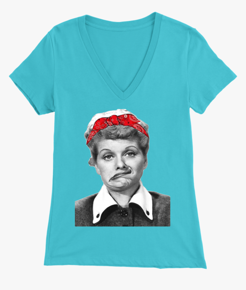I Love Lucy Red Bandana Tee - T-shirt, HD Png Download