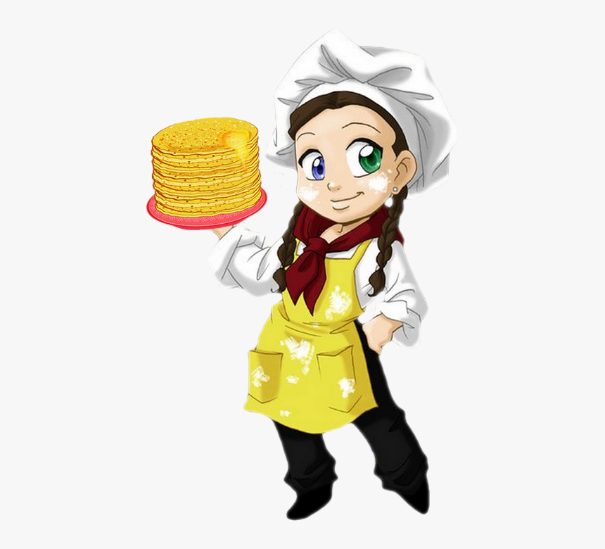 Transparent Crepes Clipart - Chefe De Cozinha Desenho Png, Png Download