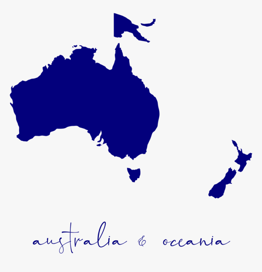Map Of Australia , Png Download - Australia And Oceania, Transparent Png