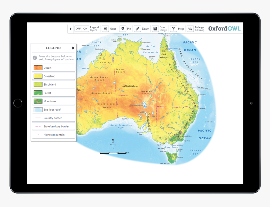 Oxford Atlas Of Australia, HD Png Download