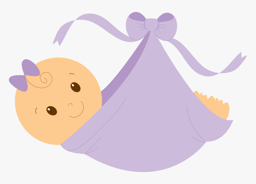 Showering Clipart Blessing - Purple Baby Shower Clipart, HD Png Download
