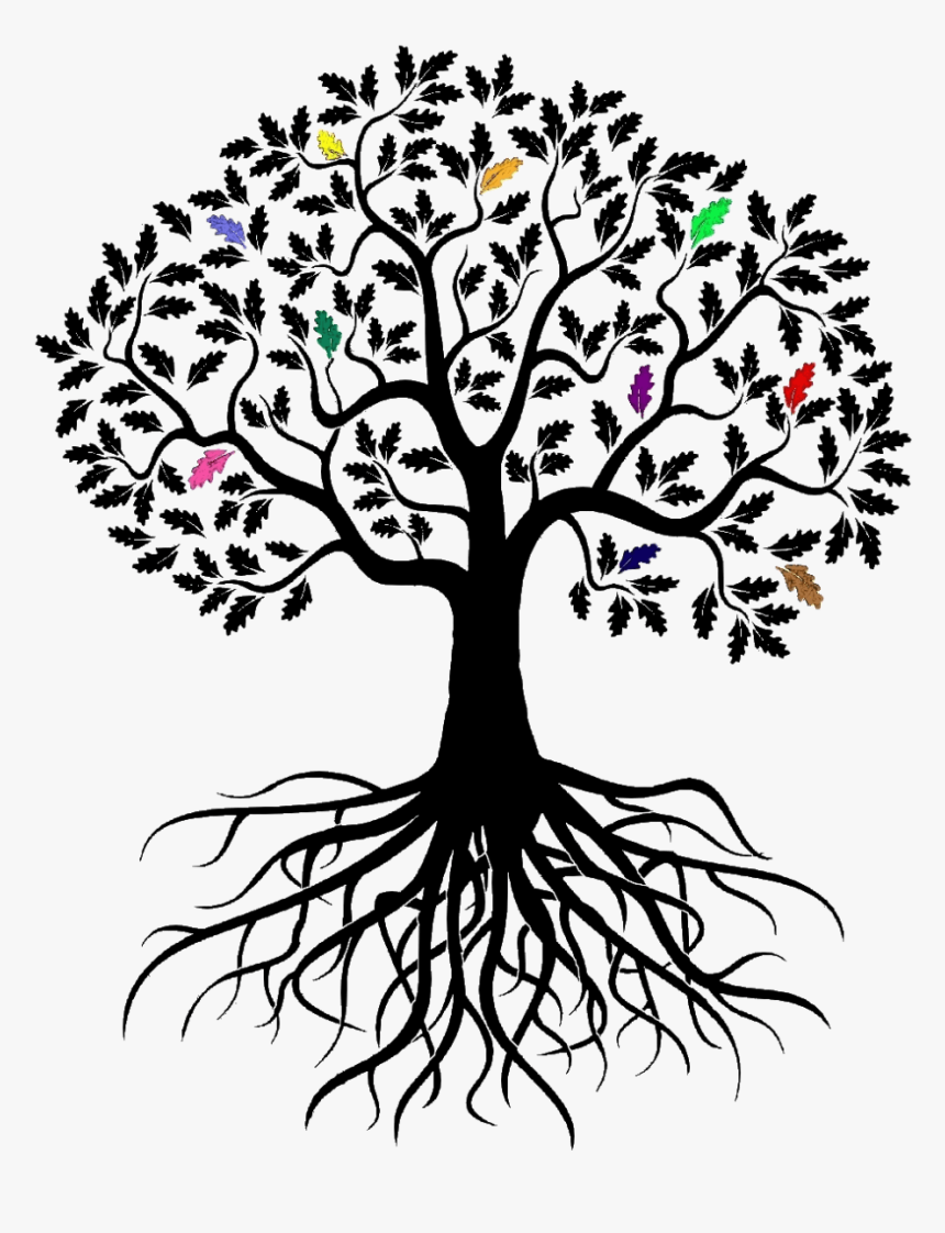 Clip Art Vector Graphics Stock Illustration Openclipart - Transparent Tree With Roots, HD Png Download