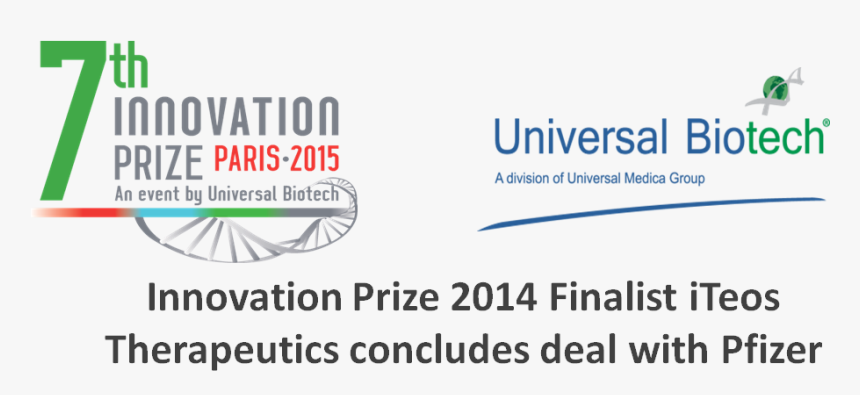 Innovation Prize 2014 Finalist Iteos Concludes A Deal - Universal Biotech, HD Png Download